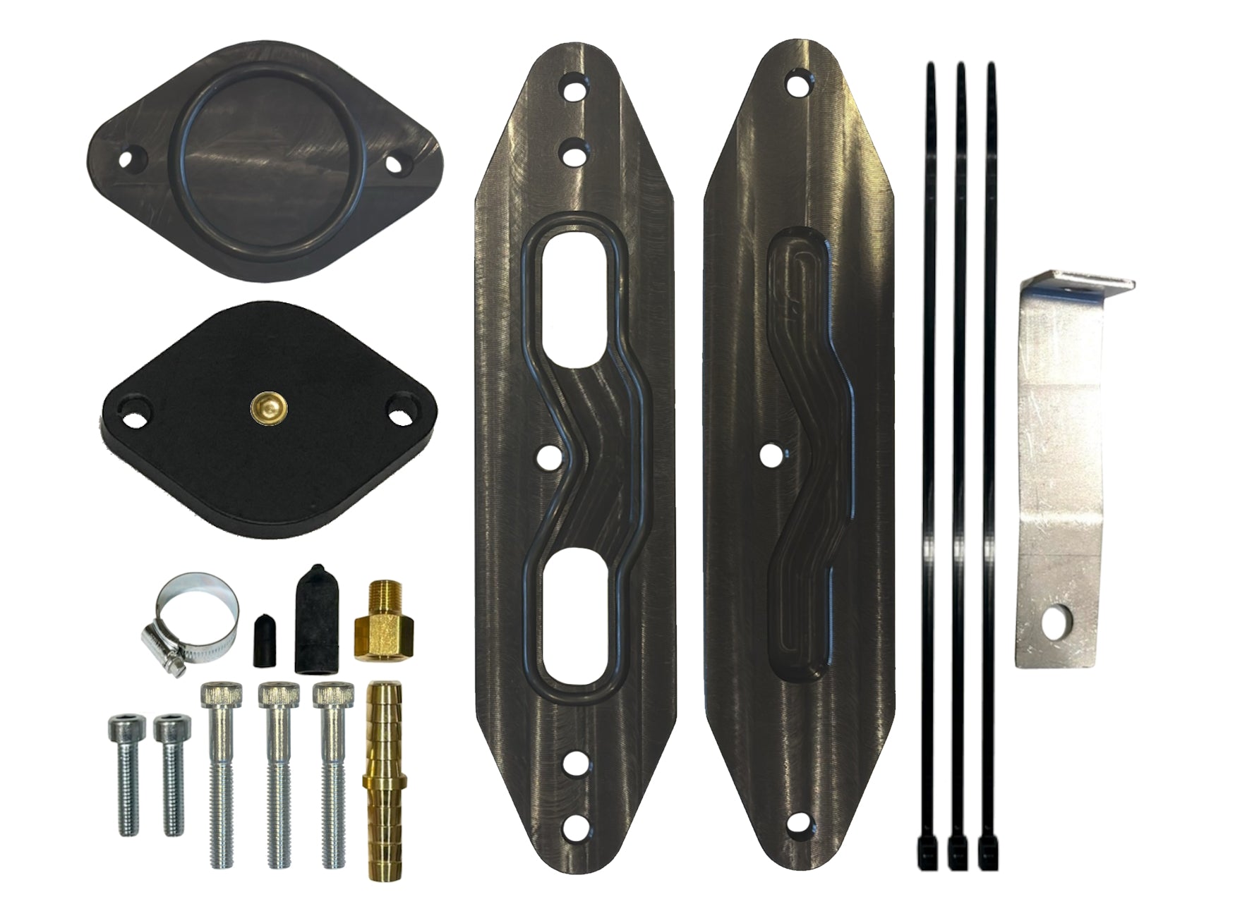 2017 - 2019 Ford 6.7L EGR Cooler upgrade kit w/Pass Through plate